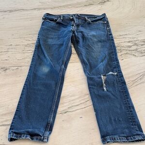 Levi's Dark Blue Straight Men's Jeans